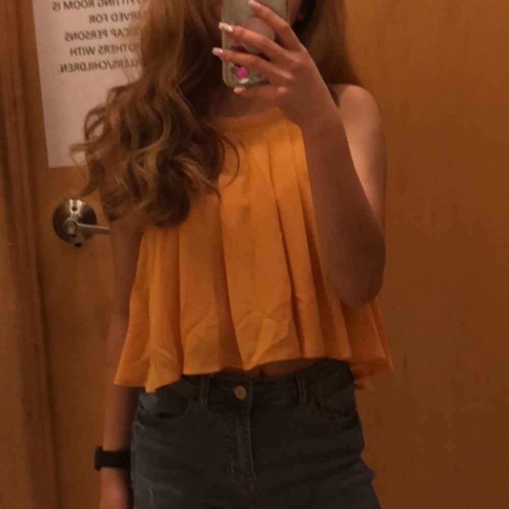 Yellow tank top